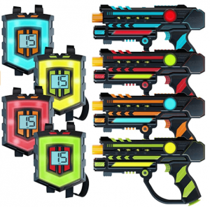 four person laser tag set