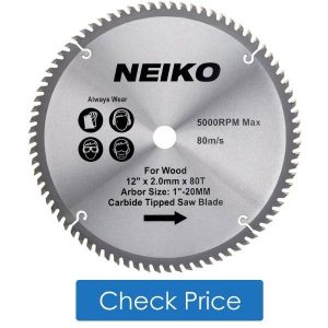 NEIKO 10768A 12-Inch Carbide Saw Blade